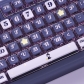 Good Night Witch 104+12 Clear PC+PBT Dye-subbed Pudding Jelly Keycaps Set ASA Profile Mechanical Keyboard